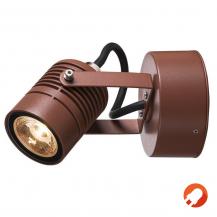 SLV 1004957 LED SPOT SP LED Outdoor Wand- und Deckenstrahler rost inkl. warmweißer LED